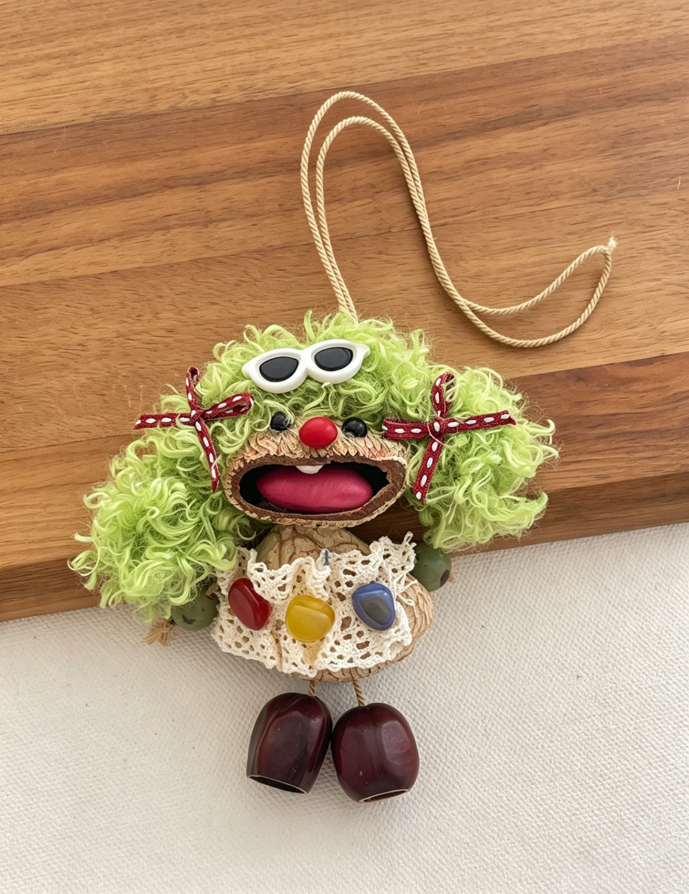 Cute Doll Pendant Keychain Bag Charm 6W10BBC428