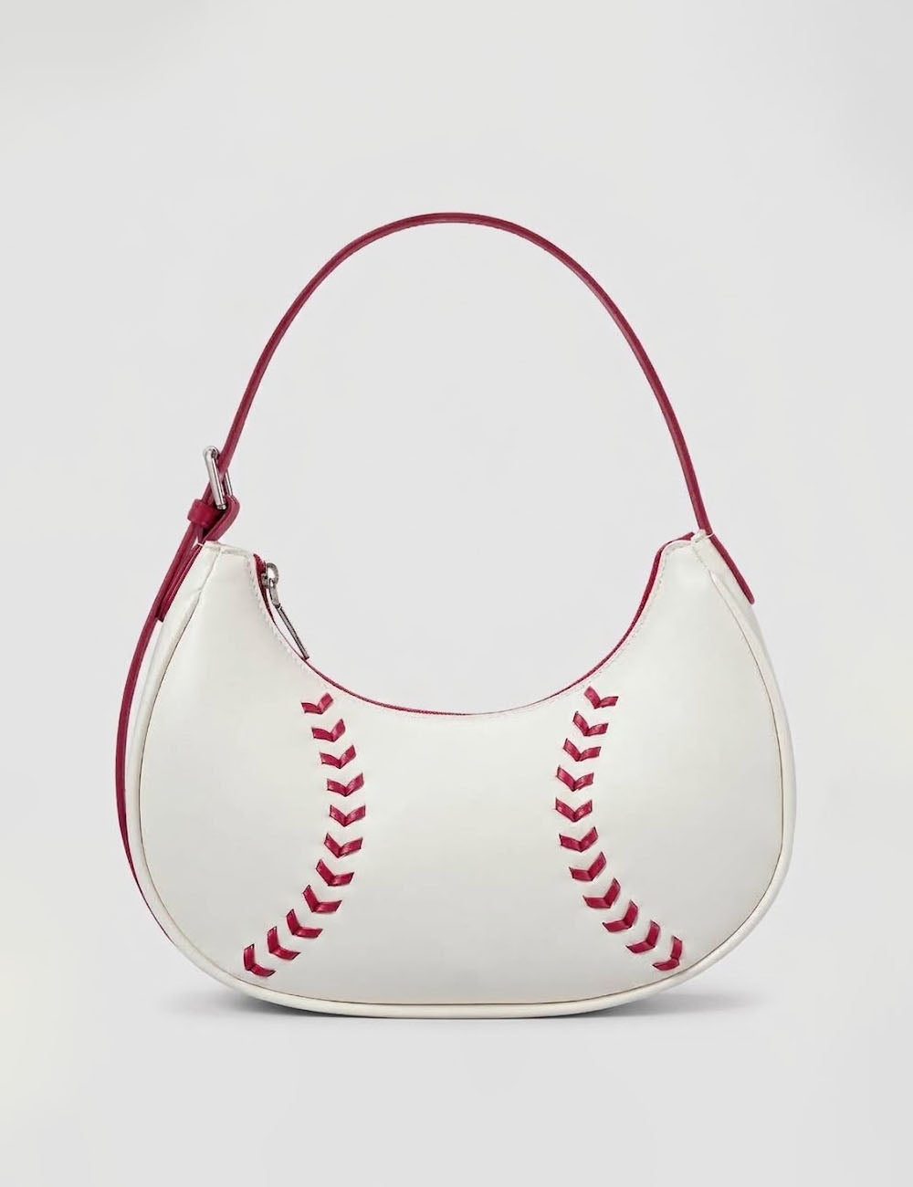 Trendy Crescnet Solid Color Underarm Bag 6W10BBG1984