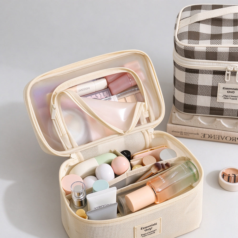 Casual Hollow Mesh Travel Portable - DippedShop Wholesale - #2579