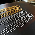Minimalist Gold Plated Long Tassel Hoop Earrings 6W6JER731
