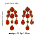 Crystal Teardrop Dangle Earrings - DippedShop Wholesale - #1267