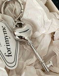 Stylish Gold Plated Heart Lock Keychain Bag Charm 6W10BBC705