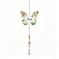 Colorful Butterfly Heart Crystal Hanging Sun Catcher 6H7HLS211