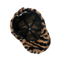 Vintage Leopard Print Faux Fur Baseball Cap 6W6HAT820