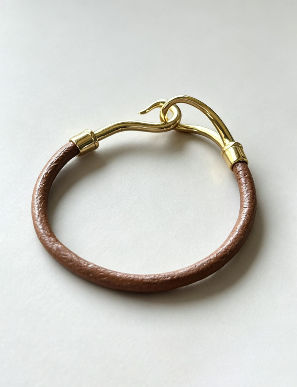 Minimalsit Leather Cord Bangle Bracelet 6W6JBR458