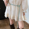 Bohemian Round Ring Braided Rope Waist Belt 6W6JBT200
