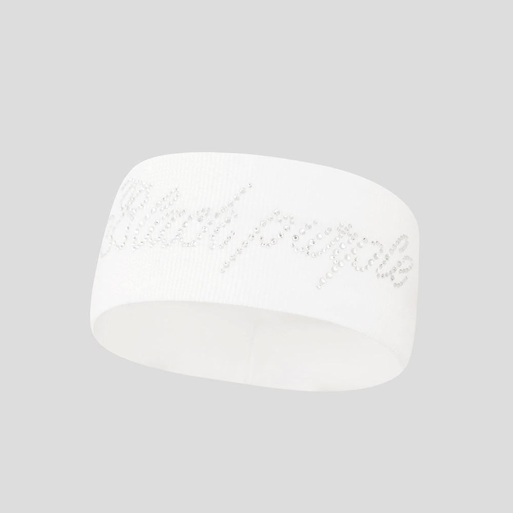 Rhinestone Letter Wide Headband - DippedShop Wholesale - #0675