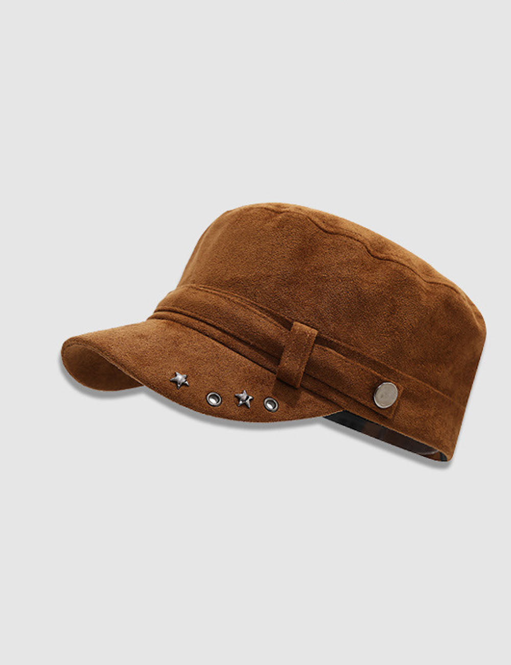 Retro Studded Newsboy Cap - DippedShop Wholesale - #5315