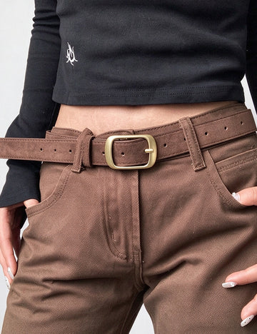 Casual Solid Color PU Wide Waist Belt 6W6JBT219