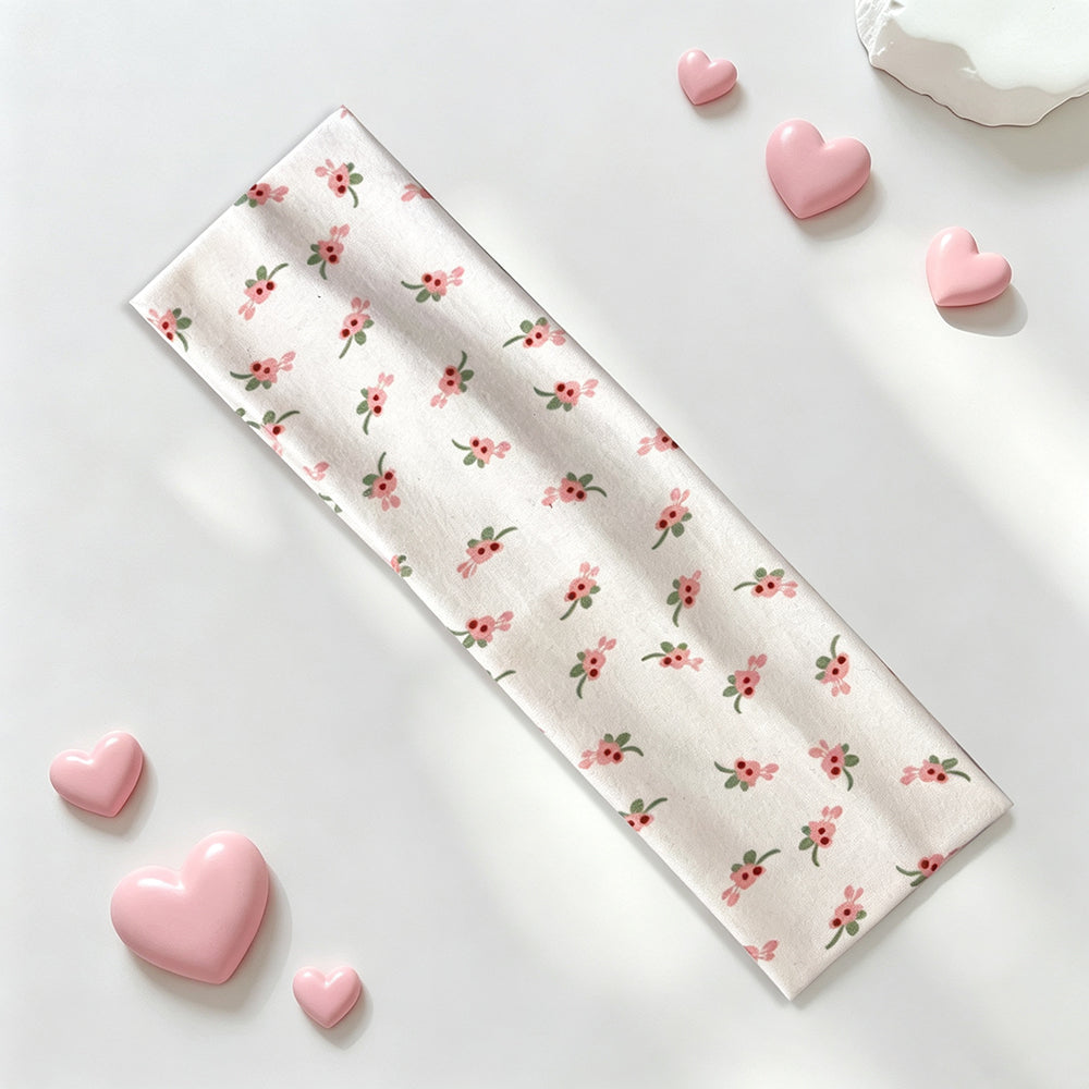 Sweet Floral Print High Elastic Headband 6W6HBD412