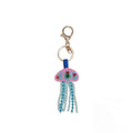 Stylish Rhinestones Beaded Jellyfish Pendant Bag Charm 6W10BBC812