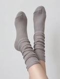Thin Slouchy Crew Socks - DippedShop Wholesale - #1027