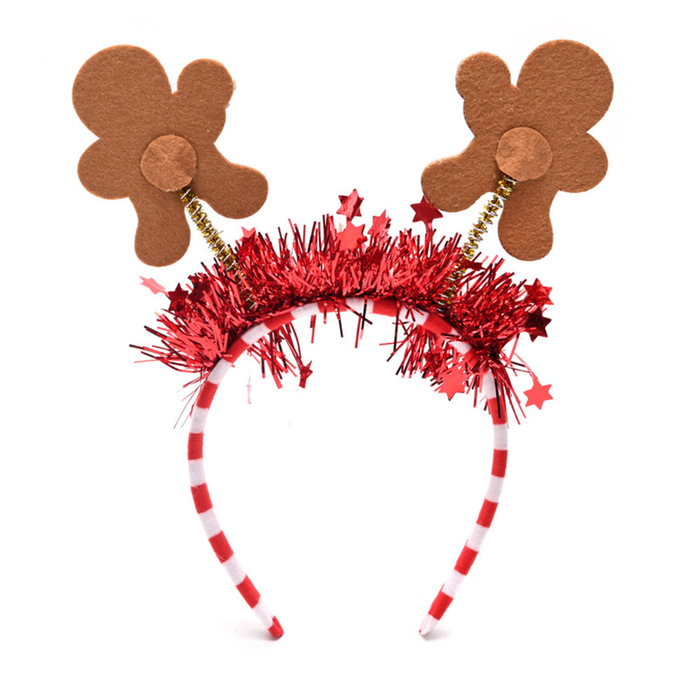 Gingerbread Man Christmas Headband - DippedShop Wholesale - #0979