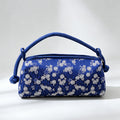 Elegant Floral Jacquard Color Block Handbag 6S10BBG1556