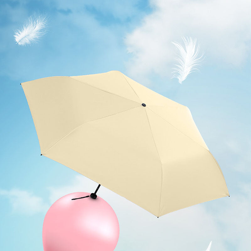 Minimalist Solid Color Portable Comapct Folding Umbrella MK2MBFN6Z11UL09