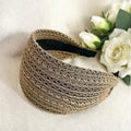 Trendy Hollow Out Woven Wide Hadband 6W6HBD288