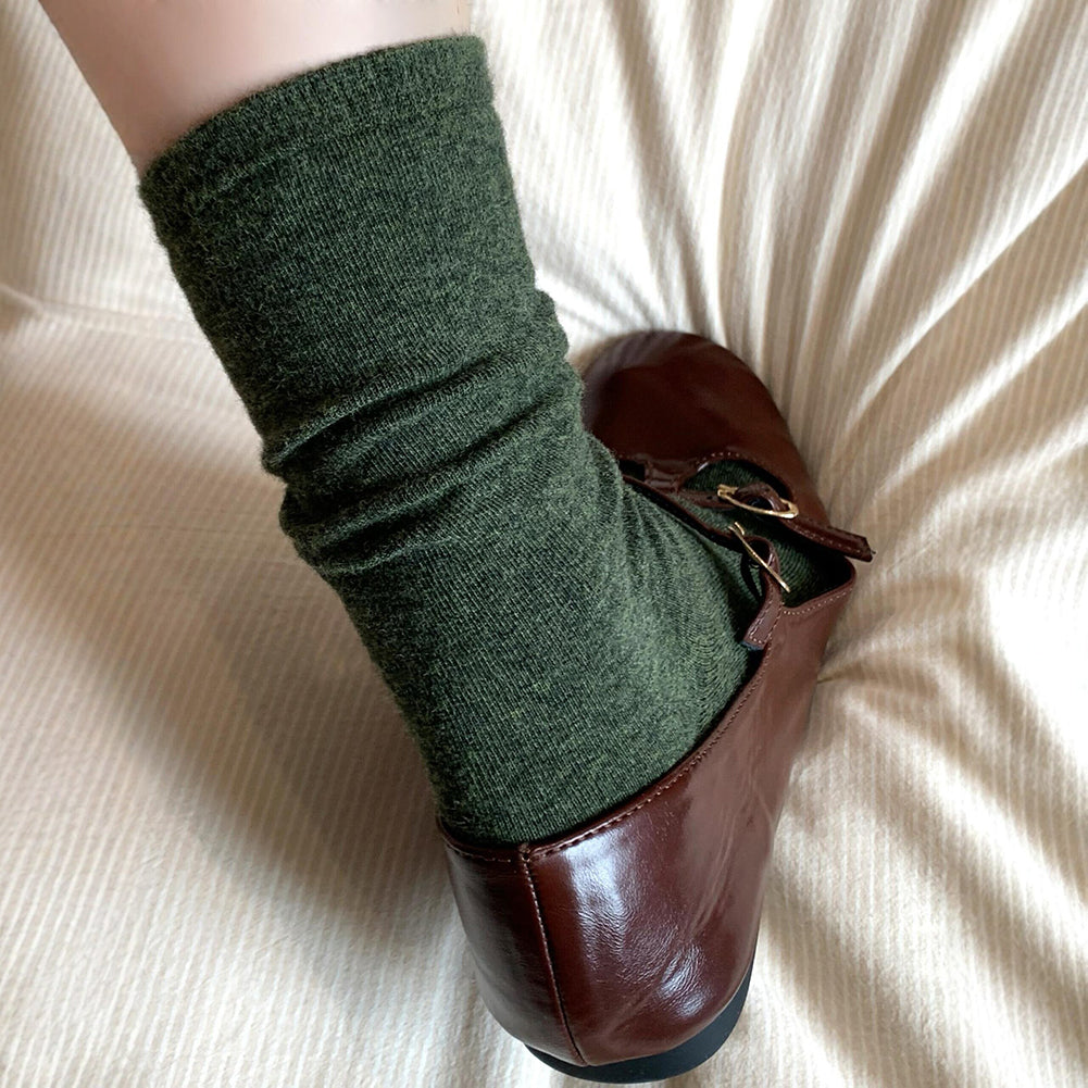 Cotton Slouchy Crew Socks - DippedShop Wholesale - #7507
