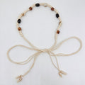 Boho-Style Handmade Weave Beaded Waist Belt 6W6JBT243