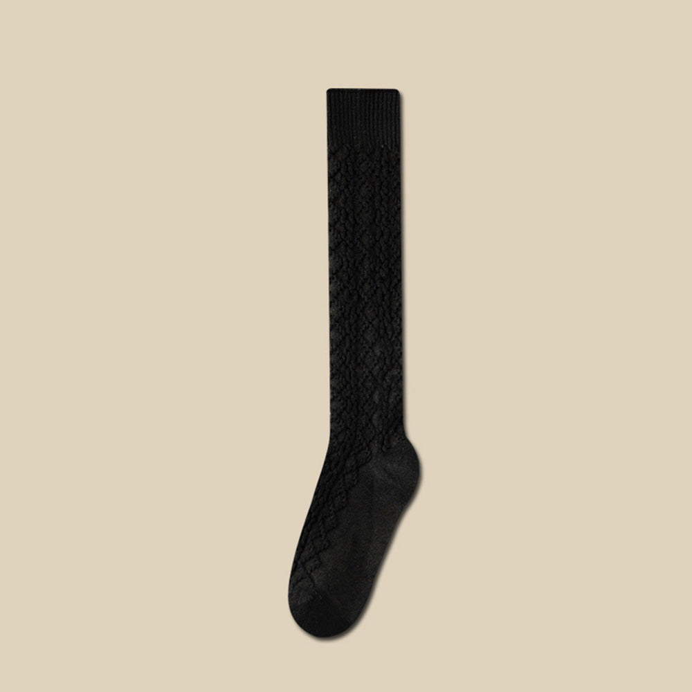 Cable Knit Calf Socks - DippedShop Wholesale - #2051