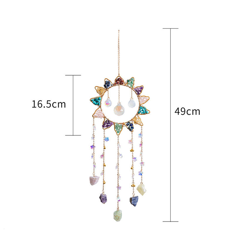 Colorful Crystal Floral Shape Dream Suncatchers MK2CZAS6H7HLS87