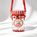 Cute Strawberry Jam Jar Shaped Crossbody Bag 6W10BBG2126