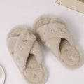 Fluffy Bowknot Indoor Slippers - DippedShop Wholesale - #3027