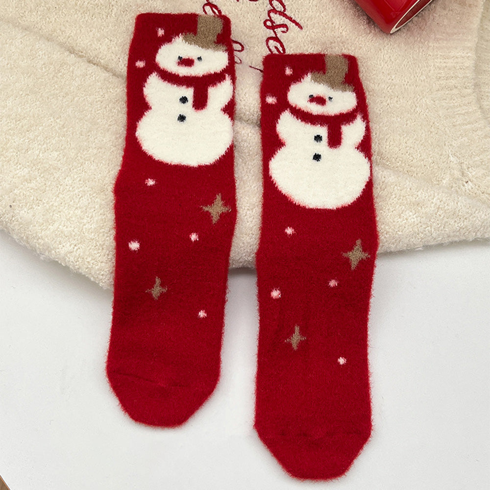 Soft Thickened Christmas Fuzzy Socks 6W8FSO906