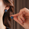 Luxury Star Rhinestone Crystal Stud Earrings 6W6JER715