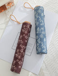 Fresh Floral Print Portable Compact Umbrella MK2MBFN6Z11UL12