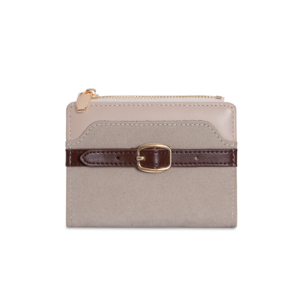 Suede Patchwork Bifold Wallet - DippedShop Wholesale - #0323