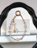 Elegant Crystal Beaded Chain Keychain Bag Charm 6W10BBC408