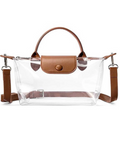 Jelly PVC Shoulder Crossbody Double Handles Bag FPC6BBG434