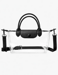 Simple Double Handle Clear Crossbody Bag MK2PLC6W10BBG374