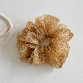 Leopard Print Mesh Hair Scrunchies MK2BW6W6HSR44
