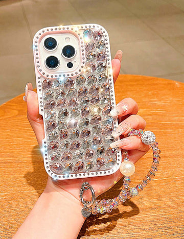 Sparkly 3D Rhinestone Protective Phone Case for iPhone 6Z13HPC191