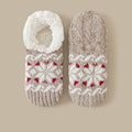 Vintage Thicken Warm Fuzzy Slipper Socks 6W8FSO862