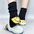 Cute Color Block Smiling Face Pattern Socks 6W8FSO1002