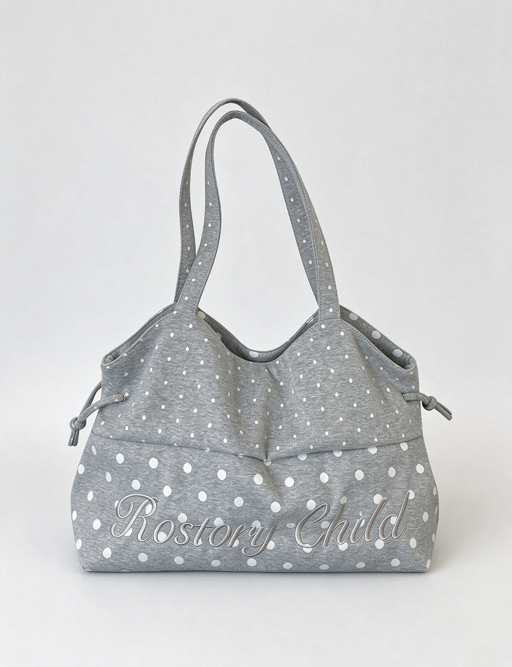 Letter Embroidery Drawstring Tote Bag - DippedShop Wholesale - #0435