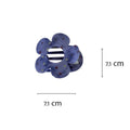 Fashion Polka Dots Hollow Flower Shape Hair Claw 6W6HCP1293