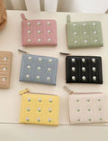 Cute Floral Embroideries Coin Purse Wallet 6S10BWB125