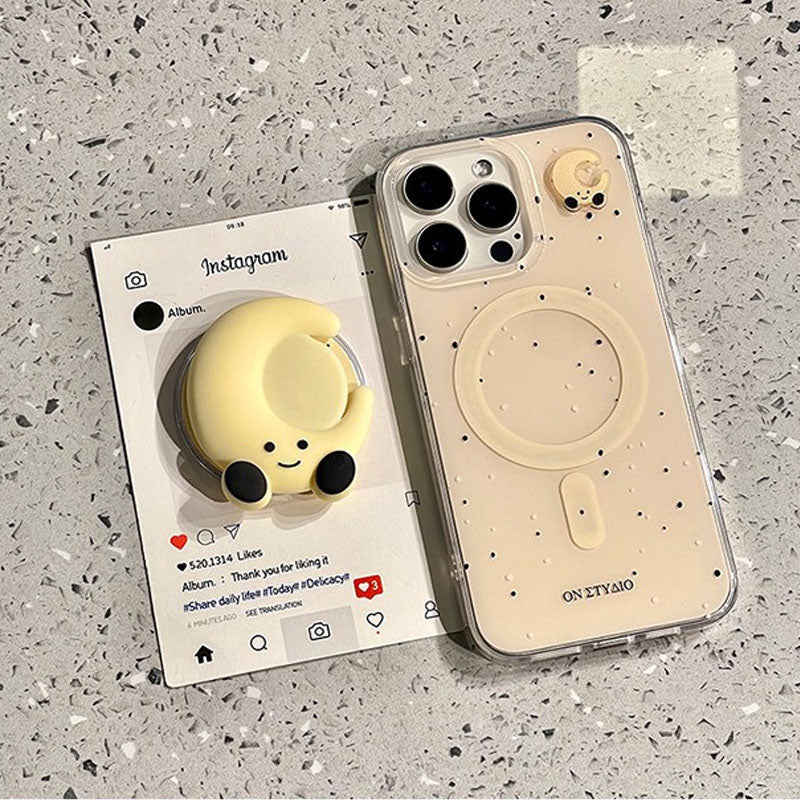 Star Moon Stand Phone Case - DippedShop Wholesale - #2307
