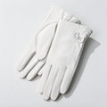 Fleece Lined Leather Touchscreen Gloves - DippedShop Wholesale - #4259