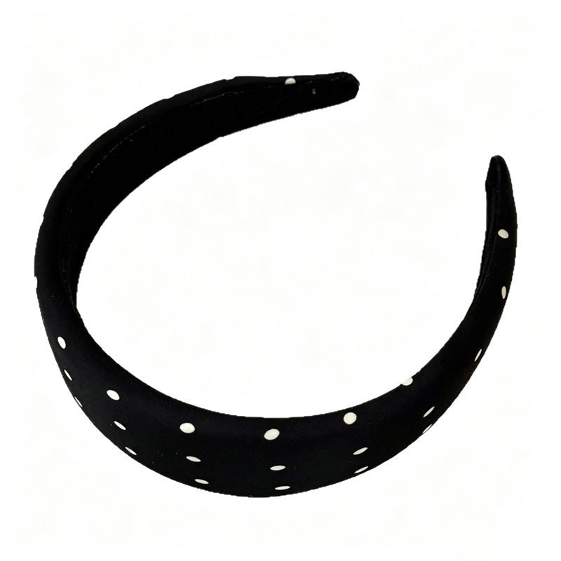Minimalist Polka Dots Padded Wide headband 6W6HBD308
