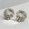Creative Gold Plated 3D Dandelion Stud Earring 6W6JER557