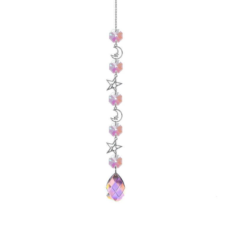 Geometric Crystal Pendant Planet Hanging Suncatcher MK2CZAS6H7HLS59