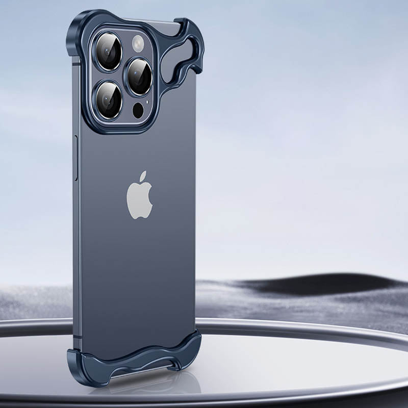 Anti-Fingerprint Frameless Metal Corner iPhone Case 6Z13HPC199