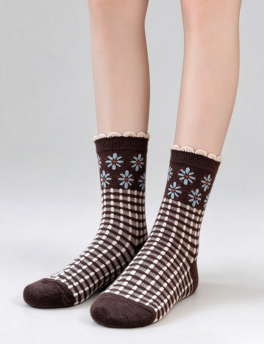 Ruffled Slouchy Crew Socks - DippedShop Wholesale - #4323