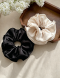 Ruffled Edge Satin Hair Scrunchie MK2BLW6W6HSR24