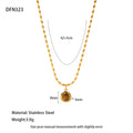 Tiger Eye Pendant Necklace - DippedShop Wholesale - #3699