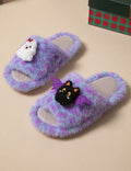 Spooky Halloween Cartoon Plush Slippers 6W8FSP223